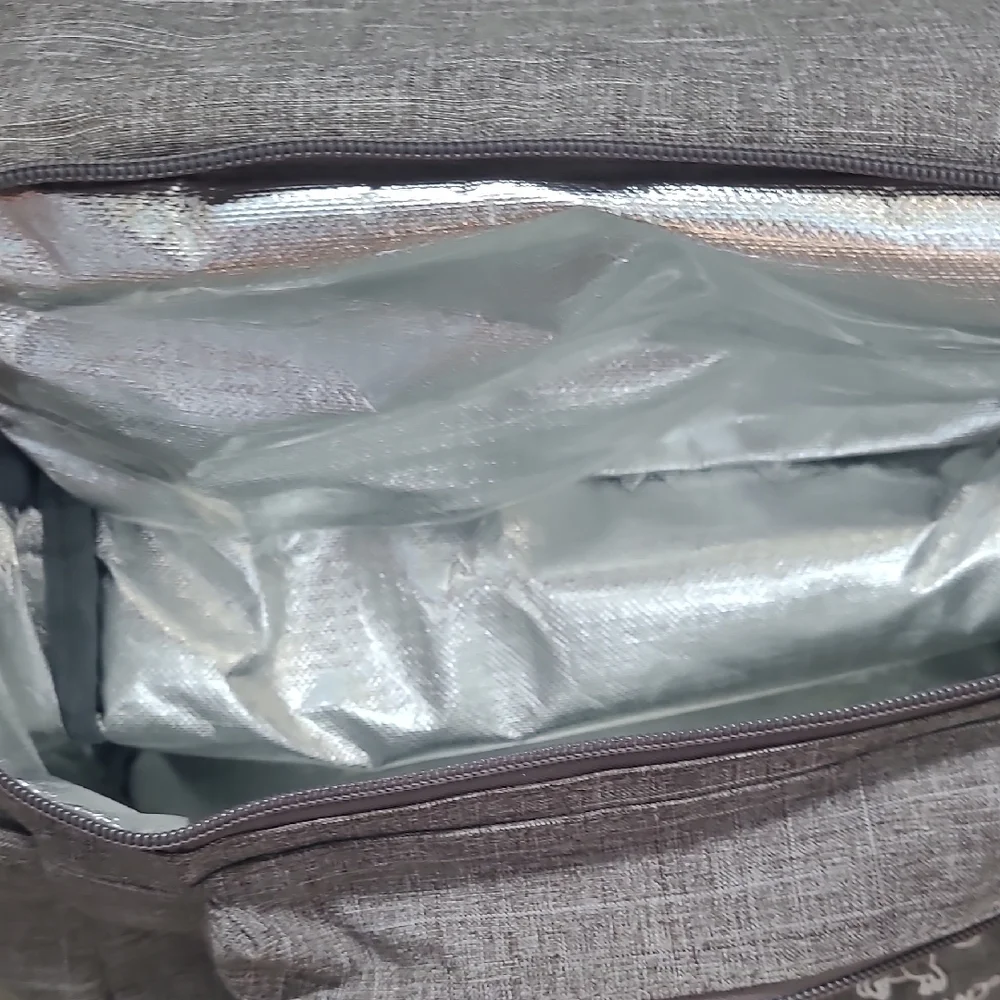 Gray Colorland Insulated Diaper Backpack Bag